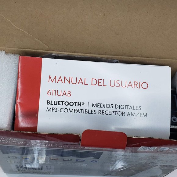 Boss Audio Bluetooth MP3 Digital Media AM FM Receiver Car Stereo 611UAB Open Box - Picture 6 of 6